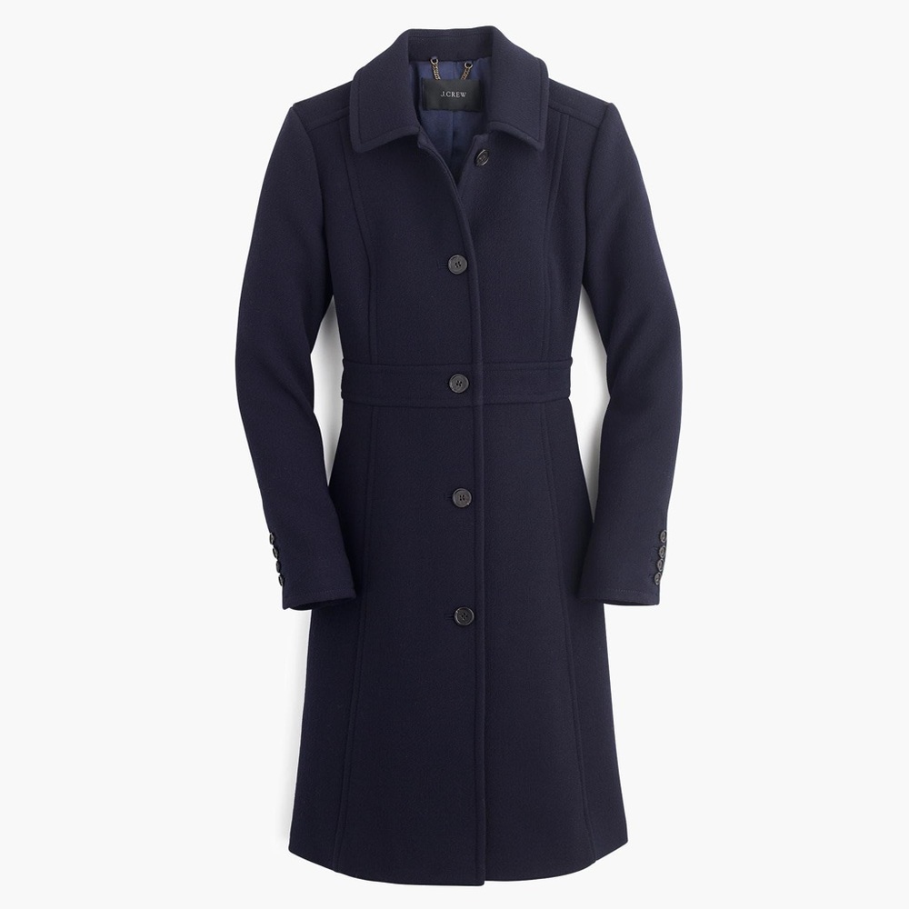 J Crew last day peacoat double cloth 6P